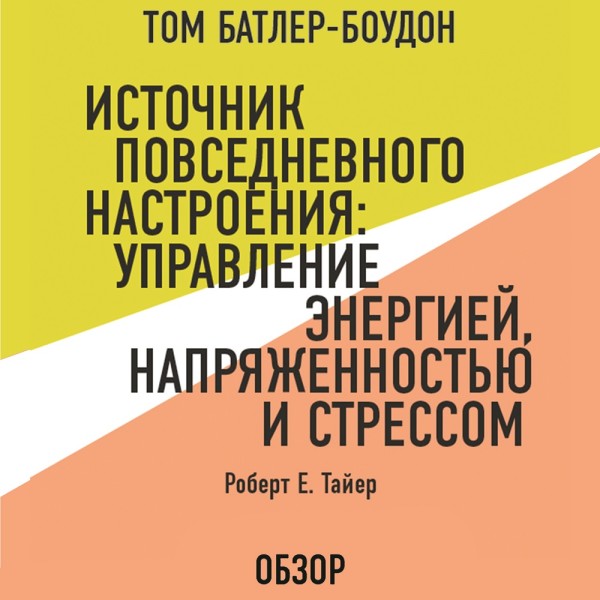 Источник повседневного настроения: Управление энергией, напряженностью и стрессом. Роберт Е. Тайер (обзор) - Батлер-Боудон Том, Тайер Роберт - Аудиокниги слушать онлайн бесплатно без регистрации | электронная библиотека knigi-audio.info